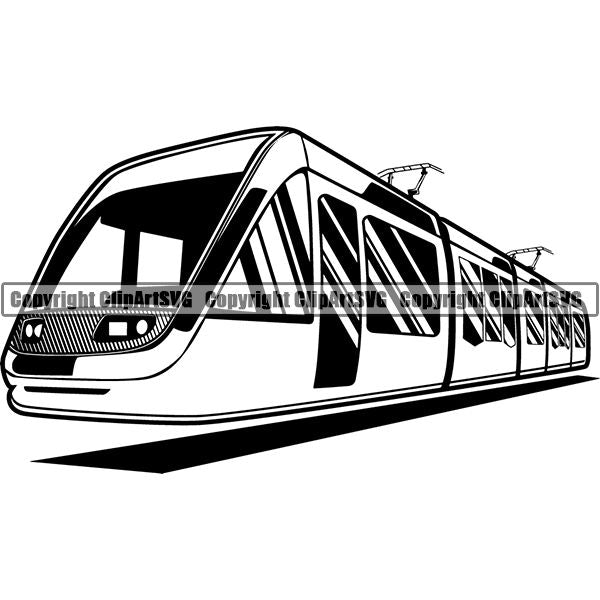 Locomotive Train Tram Modern 5rft.jpg