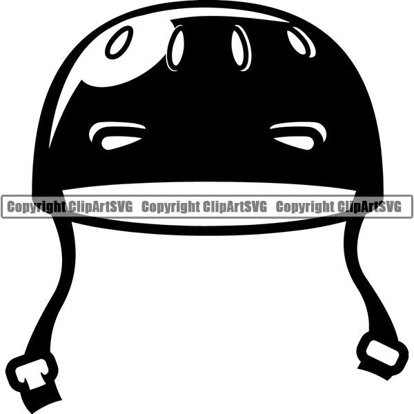 Sports Skateboarding Skateboard Helmet ClipArt SVG