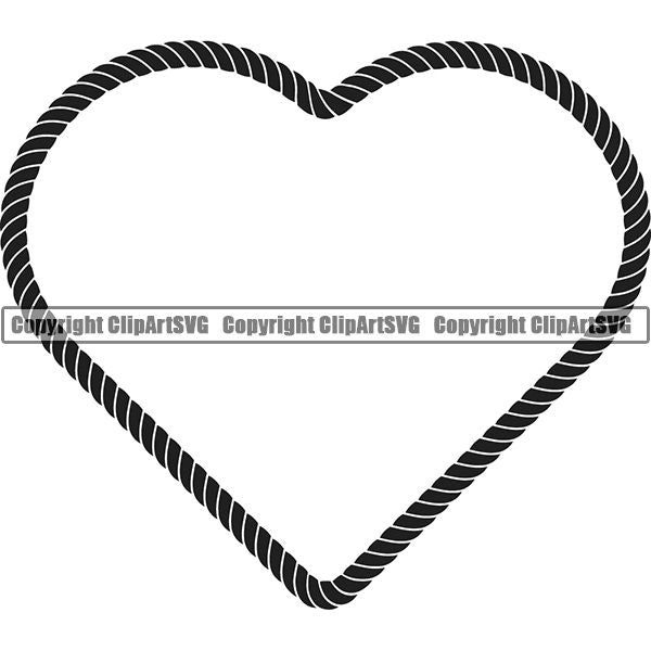 Rope Design Element Nautical Ship Sailing Boat Boating Sail Sailboat Knot ClipArt SVG