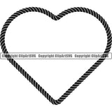 Rope Design Element Nautical Ship Sailing Boat Boating Sail Sailboat Knot ClipArt SVG