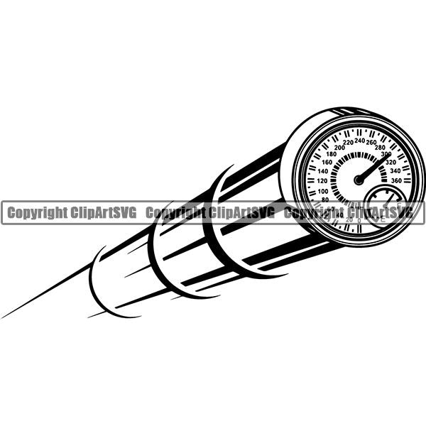 Sports Car Racing Motion ClipArt SVG