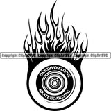 Sports Skateboarding Skateboard Fire ClipArt SVG