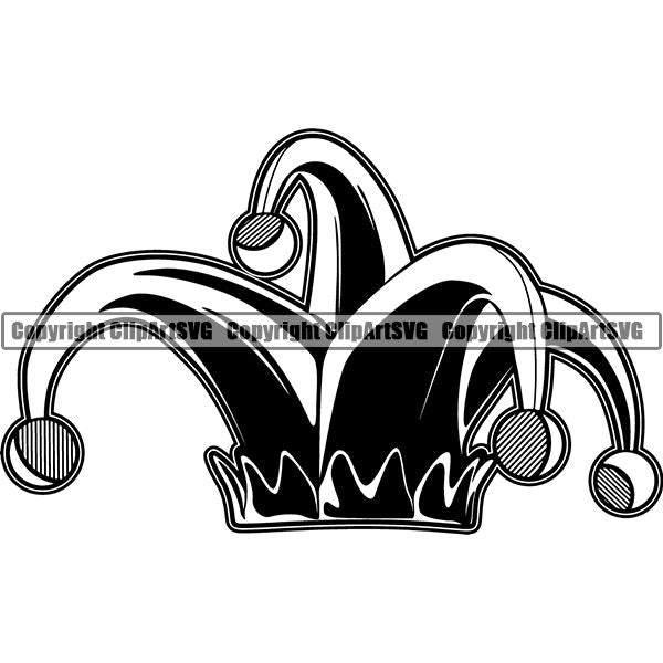 Circus Show Perform Performance Clown Jester ClipArt SVG