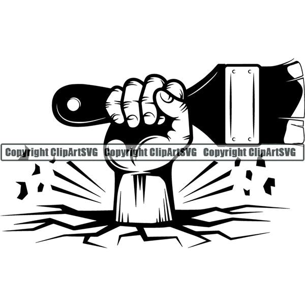 Painting Service Painter Paint Paint Brush Hand ClipArt SVG