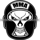 Sports Boxing Boxer MMA Fighter Mom ClipArt SVG