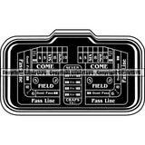 Game Craps ClipArt SVG