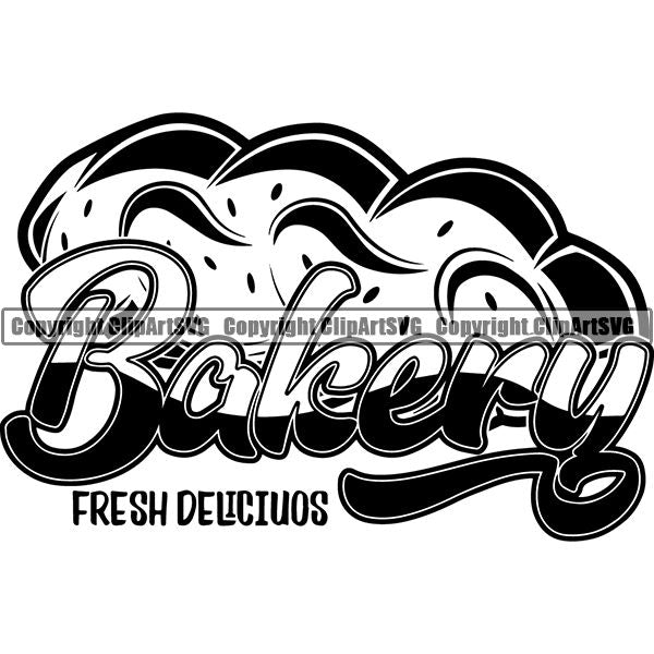 Cooking Baking Chef Cook Bake Baker Logo ClipArt SVG