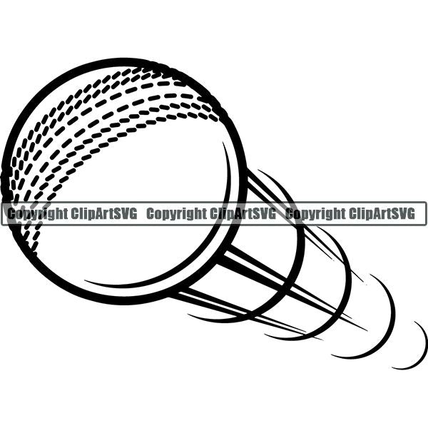 Sports Game Cricket Motion ClipArt SVG