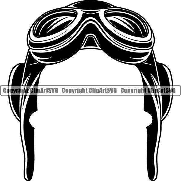 Transportation Airplane Pilot Hat Goggles 5ttg3.jpg