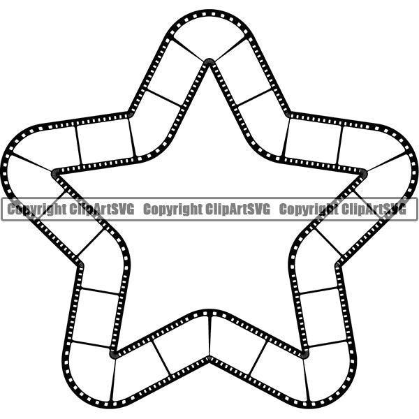 Photography Photographer Photograph Camera Film Strip Frame Border ClipArt SVG