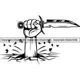 Sports Game Hunting Fishing Hunt Fish Knife ClipArt SVG