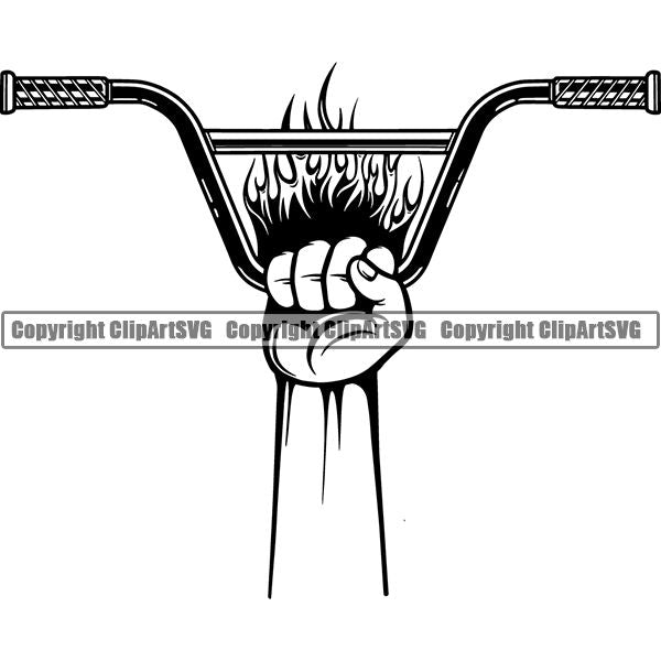 Sports Bicycle Handle Bars 6yyh fire.jpg