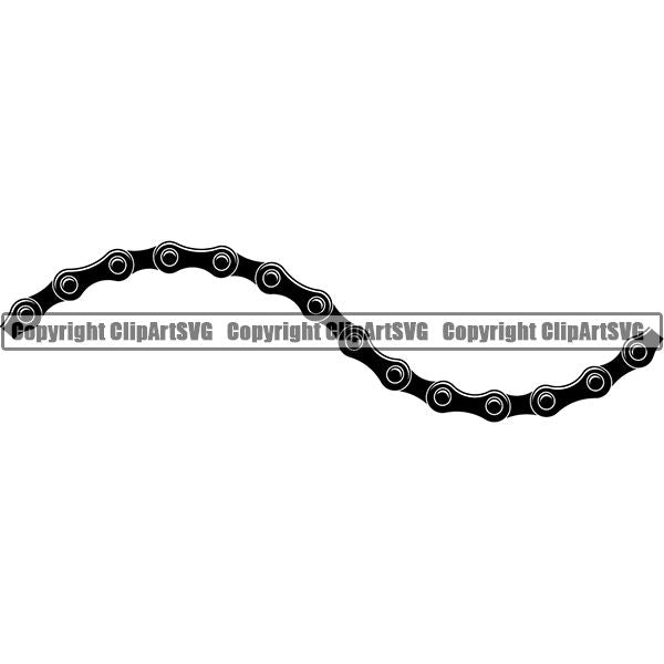 Sports Bicycle Chain Black Highlight Line Wavy.jpg