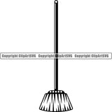 Maid Cleaning Service Housekeeping Housekeeper Broom ClipArt SVG