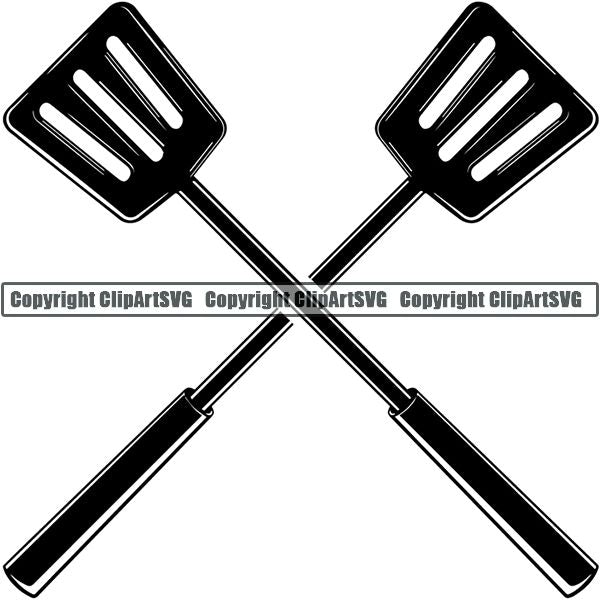 Cooking BBQ Bar-B-Que Barbque Chef Cook Butcher Logo ClipArt SVG