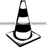 Construction Building Repair Service Safety Cone ClipArt SVG