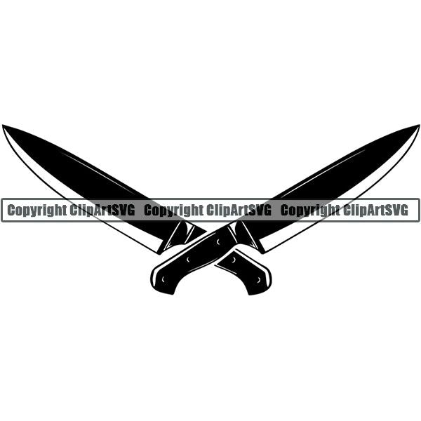 Cooking BBQ Bar-B-Que Barbque Chef Cook Butcher Logo ClipArt SVG