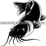 Sports Game Fishing Hunting Fish Hunt Fish Catfish ClipArt SVG