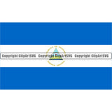 Country Flag Square Nicaragua ClipArt SVG