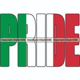 Flag Country Pride Italy ClipArt SVG