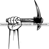 Blacksmith Metalwork Metal Forge Weld Welder Welding Pick Axe ClipArt SVG