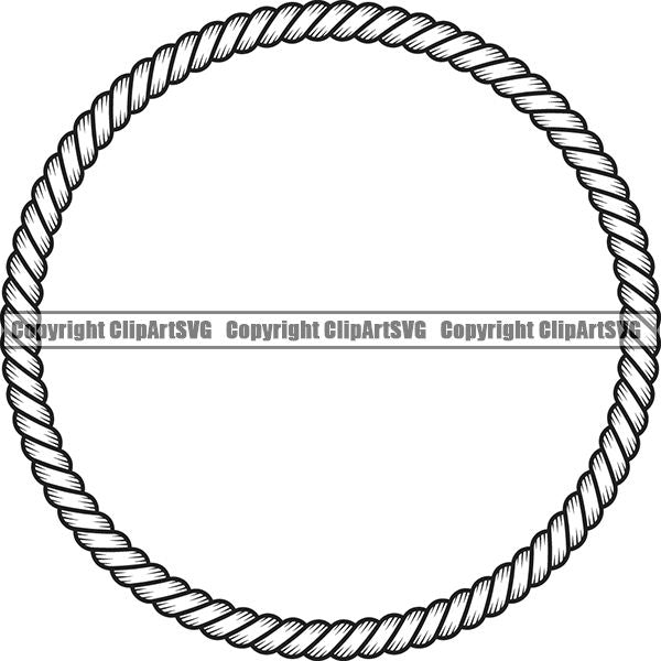 Rope Design Element Nautical Ship Sailing Boat Boating Sail Sailboat Knot ClipArt SVG