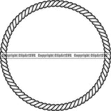 Rope Design Element Nautical Ship Sailing Boat Boating Sail Sailboat Knot ClipArt SVG