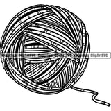 Tailor Seamstress Alterations Thread Yarn ClipArt SVG
