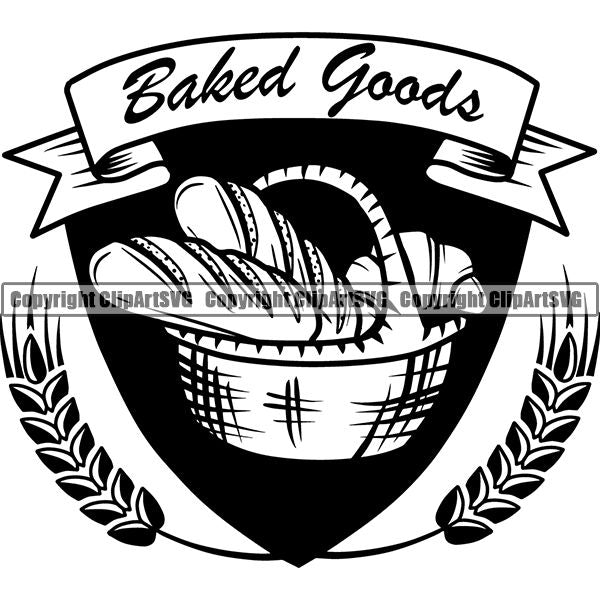 Cooking Baking Chef Cook Bake Baker Logo ClipArt SVG