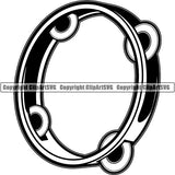 Music Musical Instrument Tambourine rfcdb ClipArt SVG