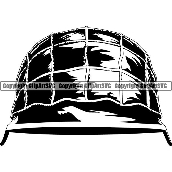 Military Weapon Soldier Helmet Army ClipArt SVG