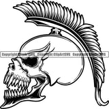 Skull Skeleton Tattoo Tat ClipArt SVG
