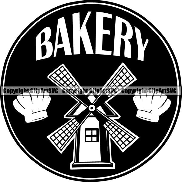 Cooking Baking Chef Cook Bake Baker Logo ClipArt SVG