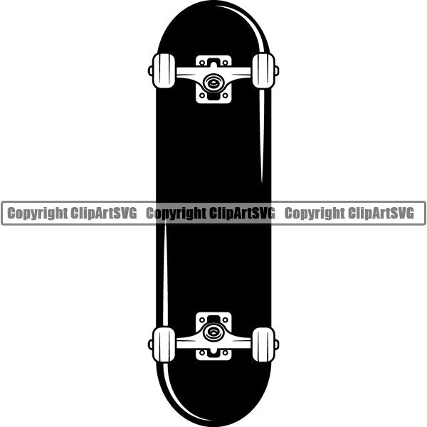 Sports Skateboarding Skateboard Skateboard ClipArt SVG