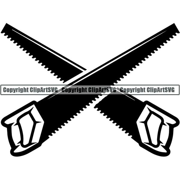 Construction Woodworking Carpenter Lumberjack Logo ClipArt SVG