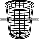 Maid Cleaning Service Housekeeping Housekeeper Laundry Basket ClipArt SVG