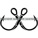 Sports Game Fishing Hunting Fish Hunt Logo ClipArt SVG