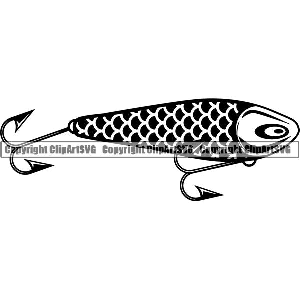 Sports Game Fishing Hunting Fish Hunt ClipArt SVG
