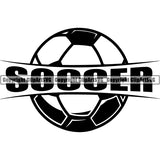 Sports Soccer Logo ClipArt SVG