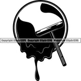 Maid Cleaning Service Housekeeping Housekeeper Logo ClipArt SVG