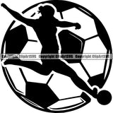 sports soccer logo ClipArt SVG