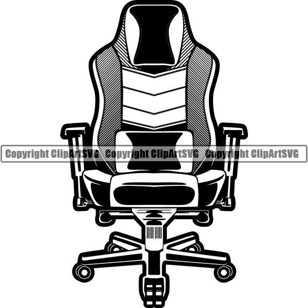 Business Office Advertising Money Chair ClipArt SVG