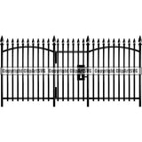 House Fence ClipArt SVG