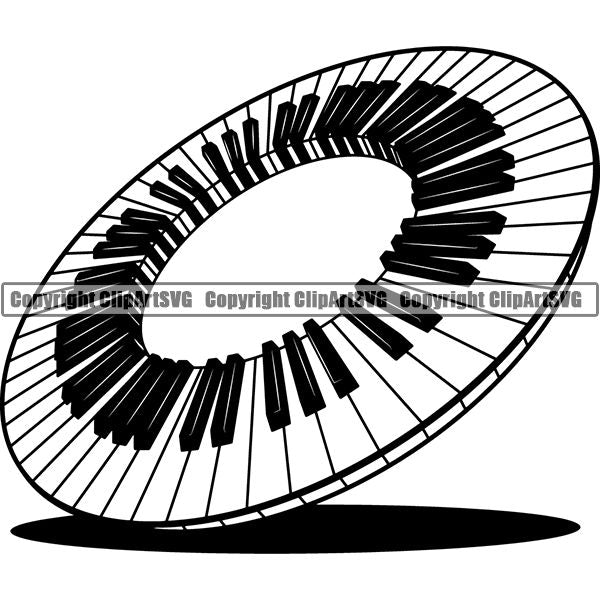 Music Musical Instrument Piano 5tg6 ClipArt SVG