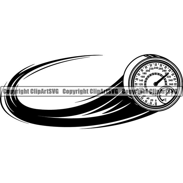 Sports Car Racing Motion ClipArt SVG