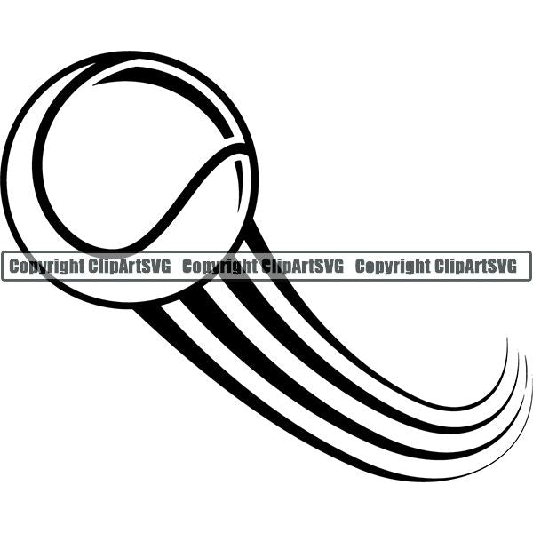 Sports Game Tennis Motion ClipArt SVG