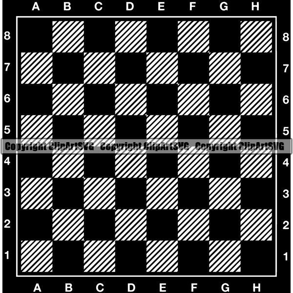 Game Chess Board ClipArt SVG