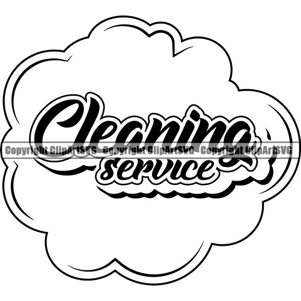 Maid Cleaning Service Housekeeping Housekeeper Logo copy ClipArt SVG