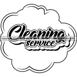 Maid Cleaning Service Housekeeping Housekeeper Logo copy ClipArt SVG