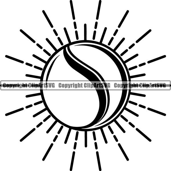 Sports Game Tennis Logo ClipArt SVG